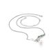 Refined Silver Pearl Necklace With Prasiolite, image , picture 3