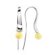 Extraordinary Silver Amber Hook Earrings The Palazzo, image 