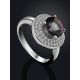 Stunning Silver Ring With Chameleon Color Quartz, Ring Size: 6 / 16.5, image , picture 2