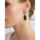 Stunning Black Onyx Dangle Earrings The Lace, image , picture 3