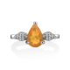 Bright Yellow Opal Ring, Ring Size: 6 / 16.5, image , picture 3