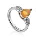 Bright Yellow Opal Ring, Ring Size: 6 / 16.5, image 
