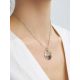 Amazing Silver Enamel Pendant With Crystals, image , picture 3
