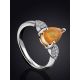 Bright Yellow Opal Ring, Ring Size: 6 / 16.5, image , picture 2