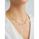 Trendy Gilded Silver Collar Necklace With Crystals, image , picture 3