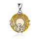 Lustrous Yellow Crystal Pendant, image 