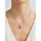 Floral Design Silver Garnet Pendant, image , picture 3