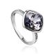 Voluptuous Silver Crystal Channel Set Ring, Ring Size: 7 / 17.5, image 