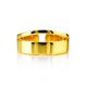 Trendy Gilded Silver Double Shank Ring The Liquid, Ring Size: Adjustable, image , picture 3