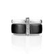 Trendy Silver Ceramic Band Ring, Ring Size: 5.5 / 16, image , picture 3