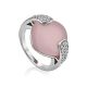 Chic Pink Chalcedony Ring, Ring Size: 7 / 17.5, image 