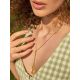 Chic Gilded Silver Lariat Necklace With Amber Stones The Palazzo, image , picture 3