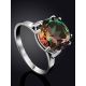 Fabulous Silver Ring With Chameleon Colored Quartz Centerstone, Ring Size: 7 / 17.5, image , picture 2