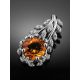 Floral Design Silver Citrine Pendant, image , picture 2