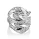 Dazzling  Silver Crystal Cocktail Ring, Ring Size: 7 / 17.5, image , picture 4