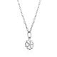 Cute Silver Diamond Clover Shaped Pendant, image , picture 4
