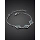 Ornate Silver Topaz Bracelet, image , picture 2
