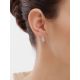Elegant Gold Crystal Earrings, image , picture 3