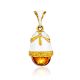 Enamel Egg Pendant With Luminous Amber Stone The Romanov, image 