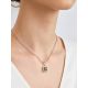 Refined Silver Pendant With Tourmaline And Crystals, image , picture 3