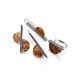 Ethnic Style Silver Wooden Earrings, image , picture 4