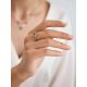 Ultra Feminine Mix Stone Ring, Ring Size: 8 / 18, image , picture 3