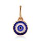 Symbolic Gold Enamel Pendant, image 