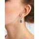 Classy Silver Transformable Dangle Earrings, image , picture 3