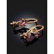 Cute Gold Butterfly Earrings, image , picture 2