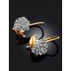 Cute Gold Hedgehog Earrings, image , picture 2