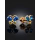 Cute Gold Crystal Butterfly Studs, image , picture 2