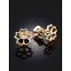 Floral Design Golden Studs, image , picture 2