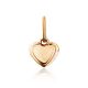 Tiny Gold Heart Shaped Pendant, image 