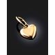 Tiny Gold Heart Shaped Pendant, image , picture 2