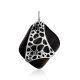 Bold Ebony Wood Pendant, image 