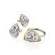 Stylish Silver Crystal Earrings, image , picture 4