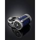 Spool Design Silver Denim Ring, Ring Size: 8 / 18, image , picture 2