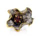 Fabulous Silver Garnet Adjustable Ring, Ring Size: Adjustable, image , picture 3