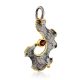 Abstract Design Silver Garnet Pendant, image , picture 3