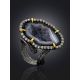 Fabulous Agate Geode Ring, Ring Size: Adjustable, image , picture 2