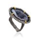 Fabulous Agate Geode Ring, Ring Size: Adjustable, image 
