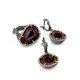 Stunning Agate Geode Dangle Earrings, image , picture 3