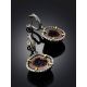 Stunning Agate Geode Dangle Earrings, image , picture 2