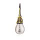 Designer Silver Nacre Pendant, image 