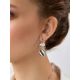 Black And White Enamel Dangle Earrings The Romanov, image , picture 3
