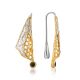 Fabulous Silver Sapphire Threader Earrings, image 