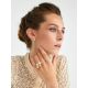 Gold-Plated Earrings With Creamrose Cultured Pearl The Serene, image , picture 6