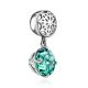 Laced Silver Prasiolite Pendant, image , picture 4