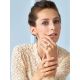 Refined Gold-Plated Earrings With Cultured Pearl And White Crystals The Serene, image , picture 5