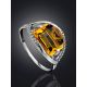 Classy Silver Citrine Ring, Ring Size: 8.5 / 18.5, image , picture 2